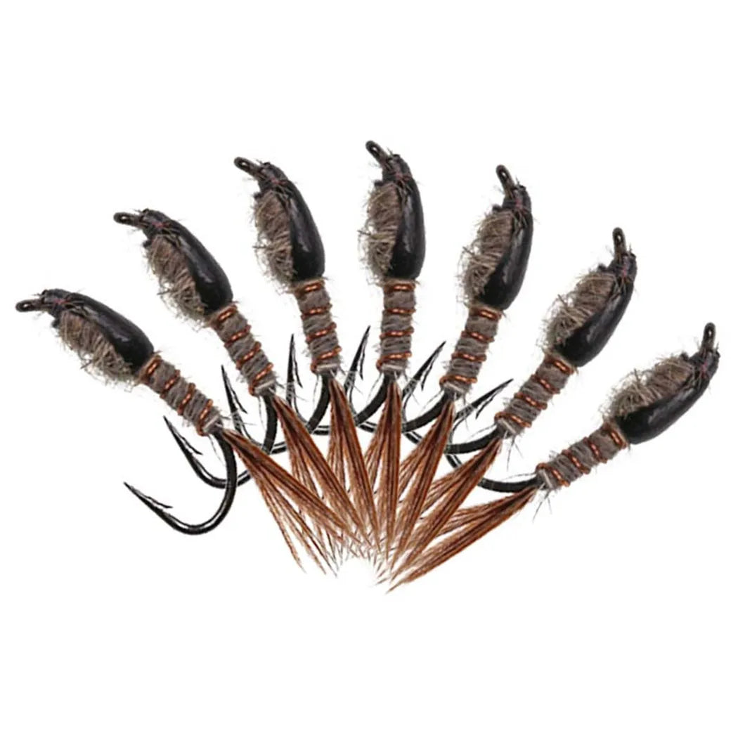 40-148 Pieces/Box Trout Fly Fishing Assorted Flies Kit