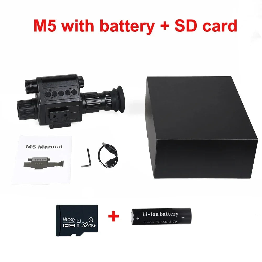 Digital Night Vision Riflescope with 5X Zoom
