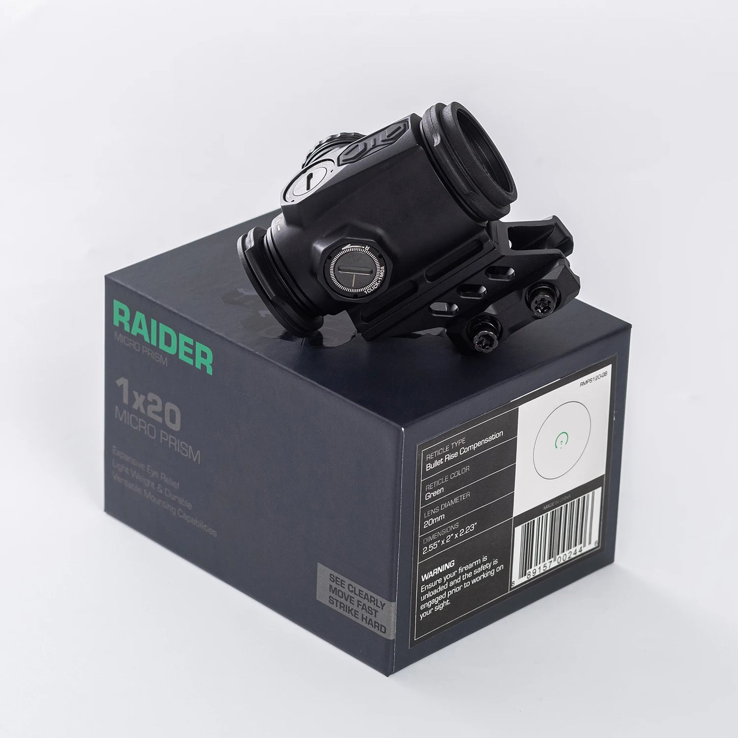 Tactical 1x20mm Reflex Red Green Dot Sight with Mount
