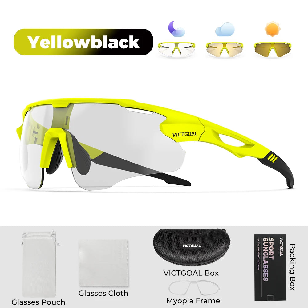 Photochromic Sports Sunglasses for Cycling and Outdoor Activities