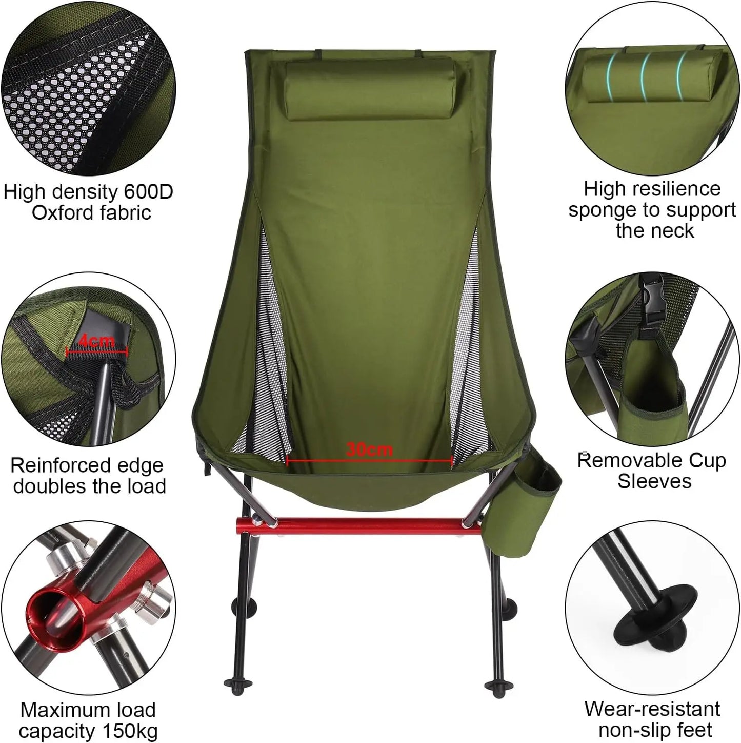 Outdoor Camping Ultralight Folding Chair for All Adventures