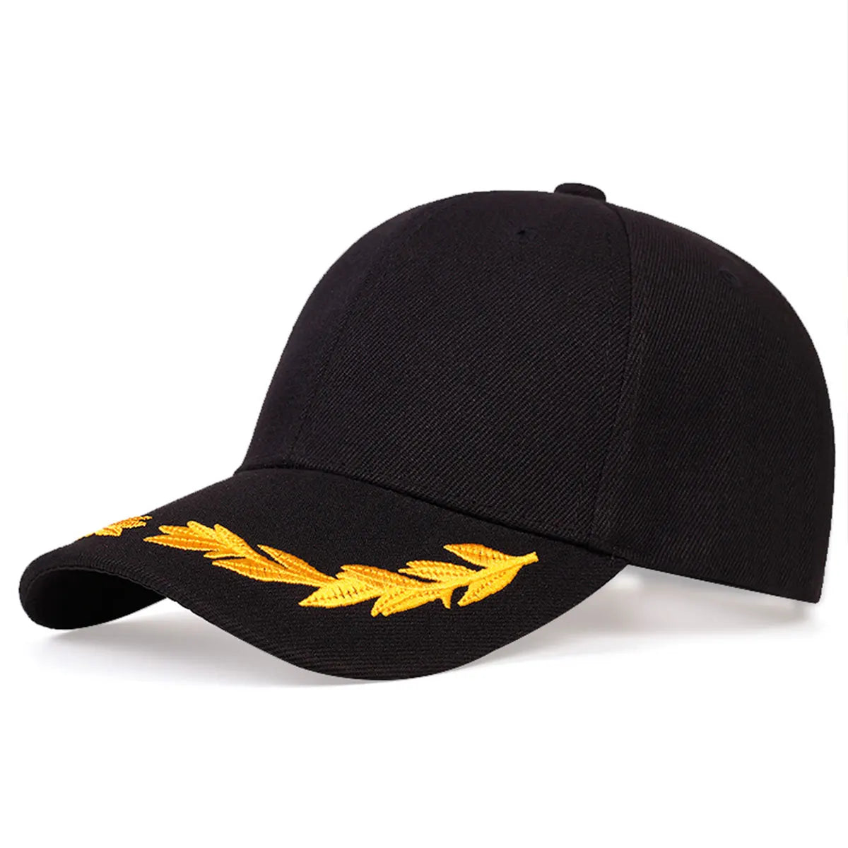1Piece Unisex Wheat Embroidered Baseball Cap Adjustable Hat
