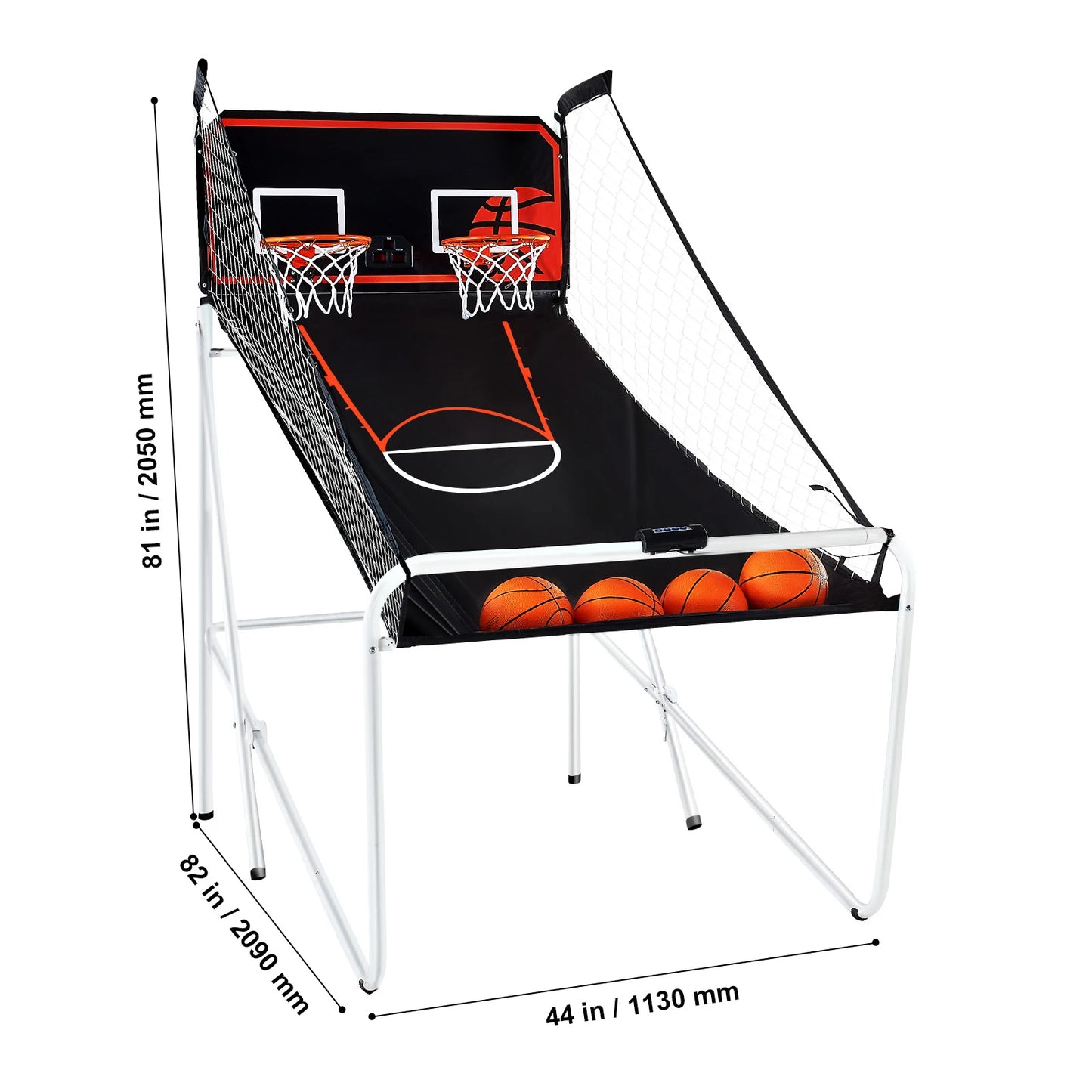 SucceBuy Foldable Indoor Basketball Arcade Game 2 Player
