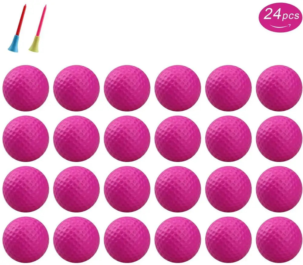 Crestgolf Foam Practice Golf Balls 12 Pack IndoorOutdoor
