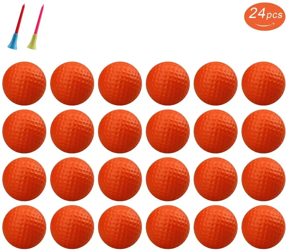 Crestgolf Foam Practice Golf Balls 12 Pack IndoorOutdoor