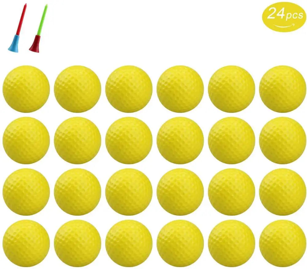 Crestgolf Foam Practice Golf Balls 12 Pack IndoorOutdoor
