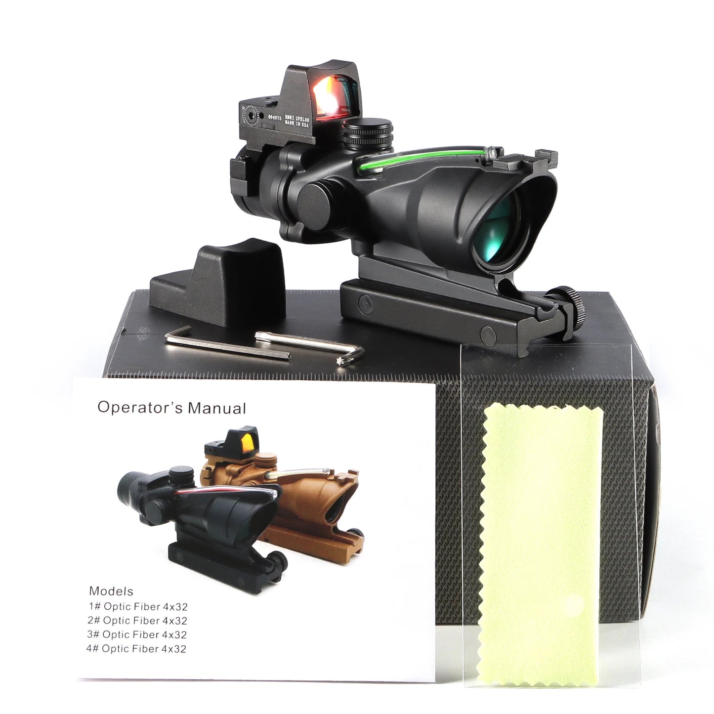Adjustable Red Dot 4x32 High Precision Tactical Scope