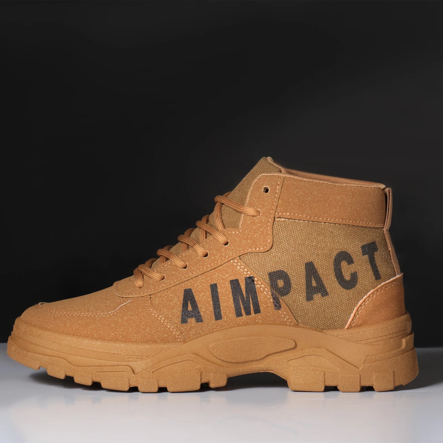 Men's Tactical Hiking Boots Leather/Canvas Outdoor Shoes