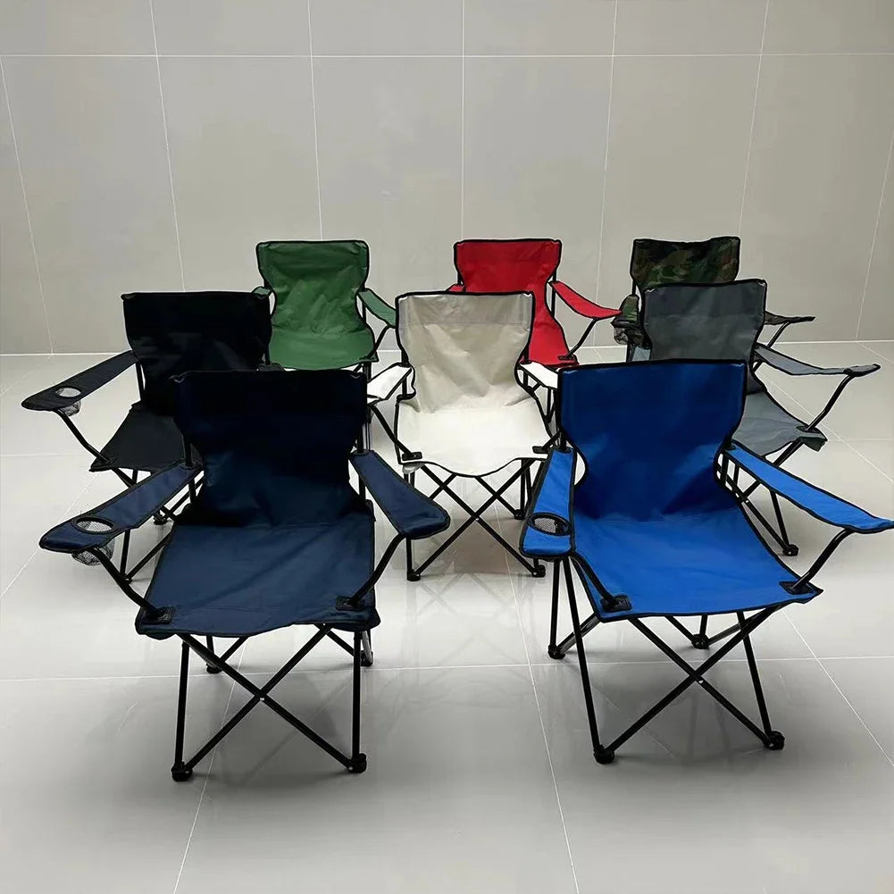 Outdoor Foldable Chair Camping Chair with Bottle Holder