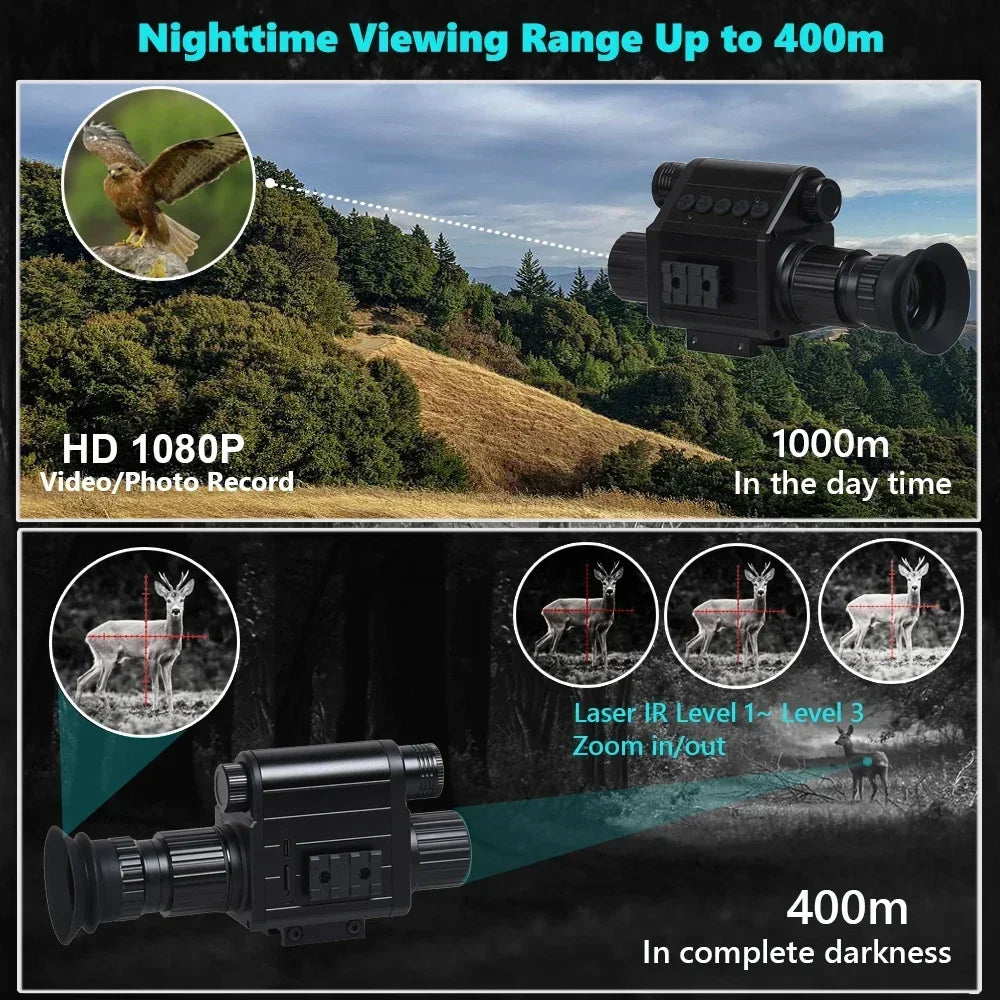 Digital Night Vision Riflescope with 5X Zoom