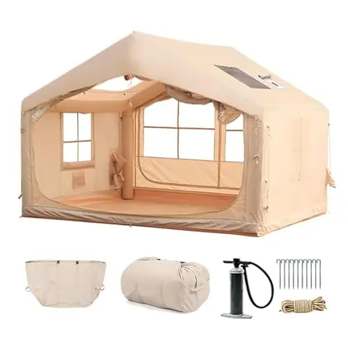 Inflatable Tent for Camping - Quick Setup for 6-8 People