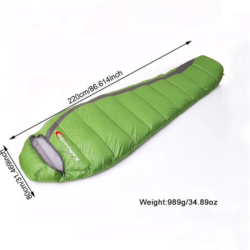Kamperbox Down Sleeping Bag Ultralight For Winter Camping