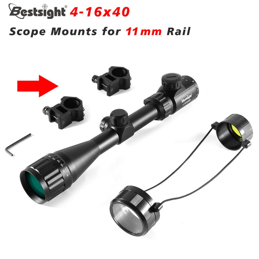 4-16X40 AOE Optics Hunting Riflescope Red Green Dot