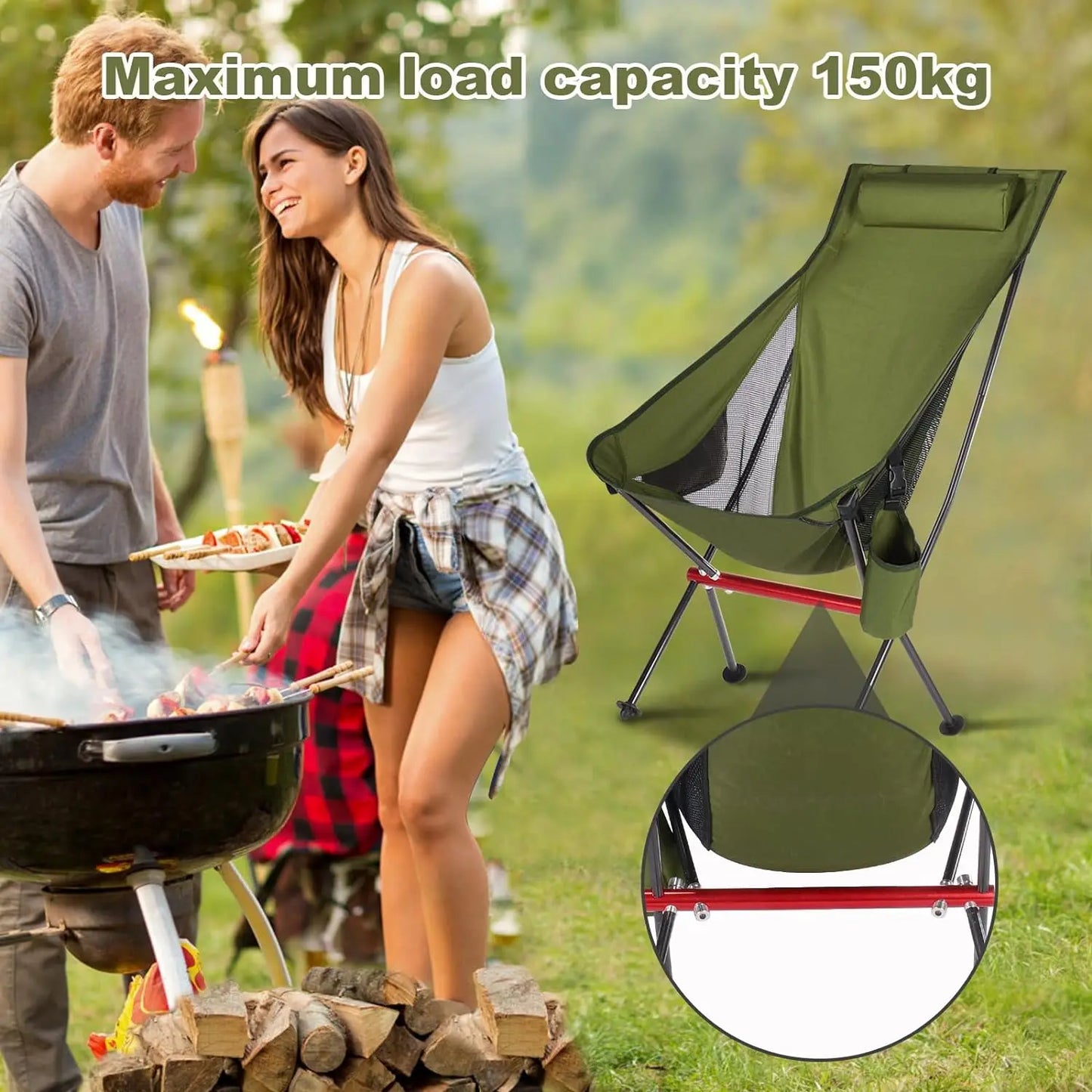 Outdoor Camping Ultralight Folding Chair for All Adventures