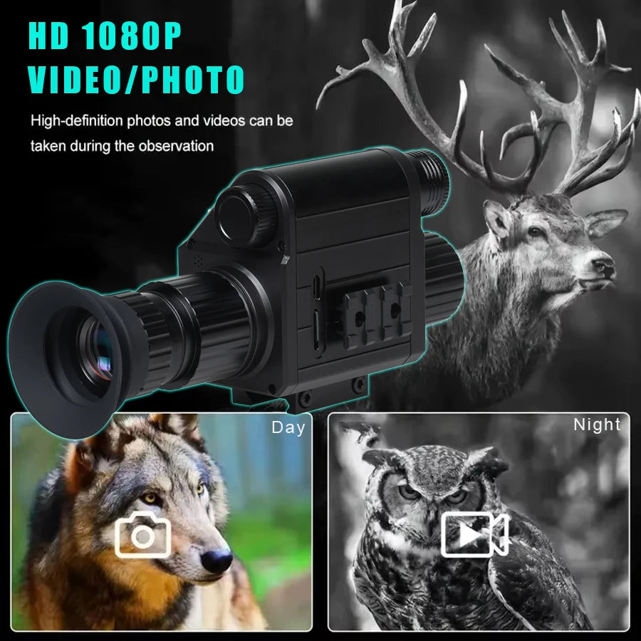Digital Night Vision Riflescope with 5X Zoom