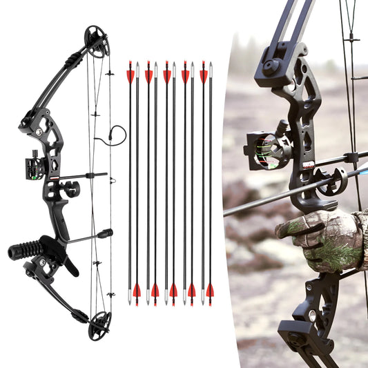 Compound Bow Right Hand Hunting Kit with Accessories