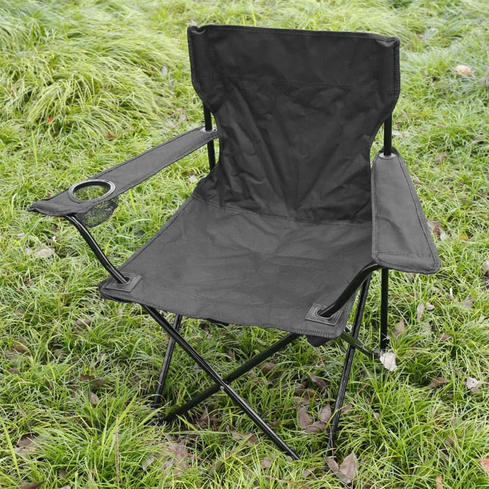 Outdoor Foldable Chair Camping Chair with Bottle Holder