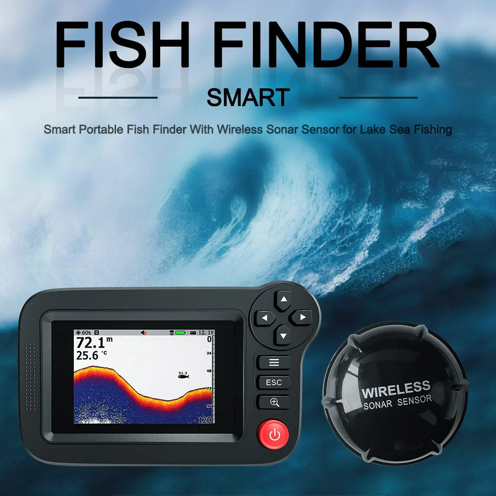Portable Smart Fish Finder for Easy Recreational Fishing