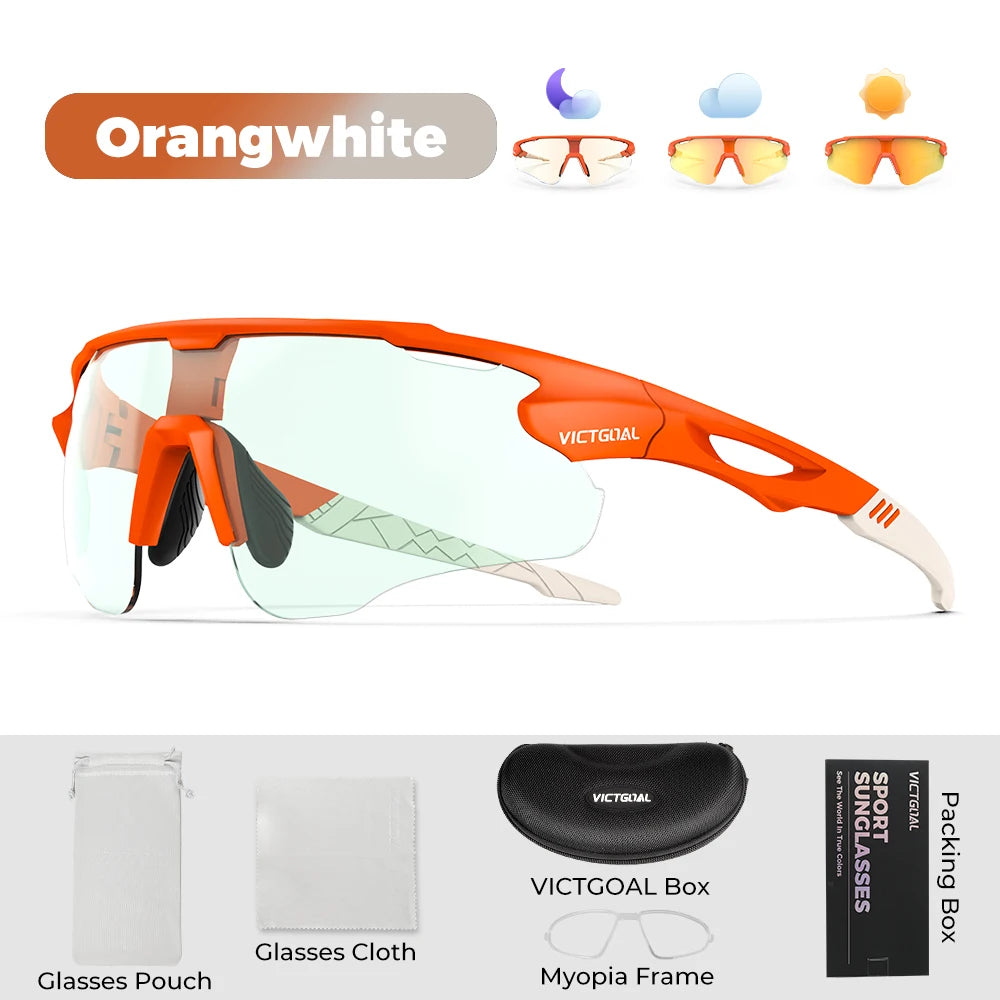Photochromic Sports Sunglasses for Cycling and Outdoor Activities
