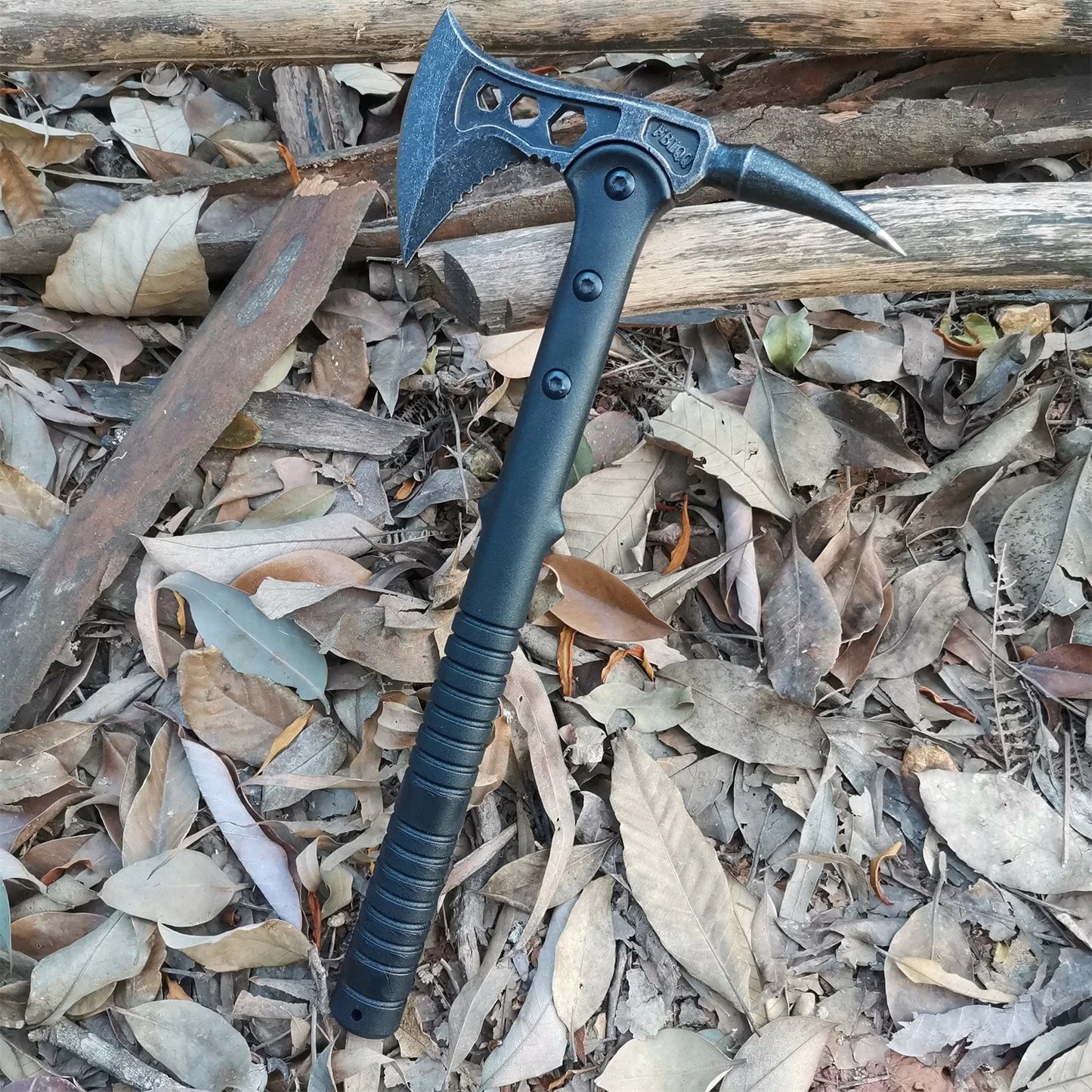 Camping Hatchet Forged Steel Survival Axe With Nylon Sheath