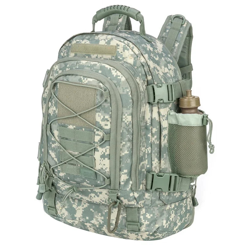 LQARMY 60L Tactical Travel Backpack With MOLLE System