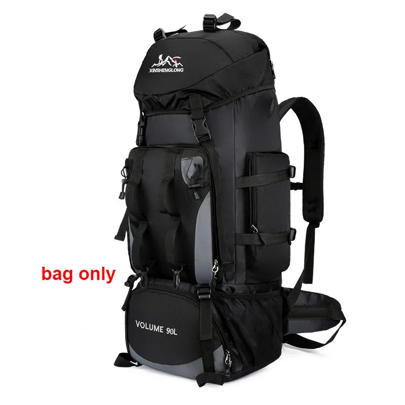 90L Waterproof Hiking Camping Backpack Rucksack for Men