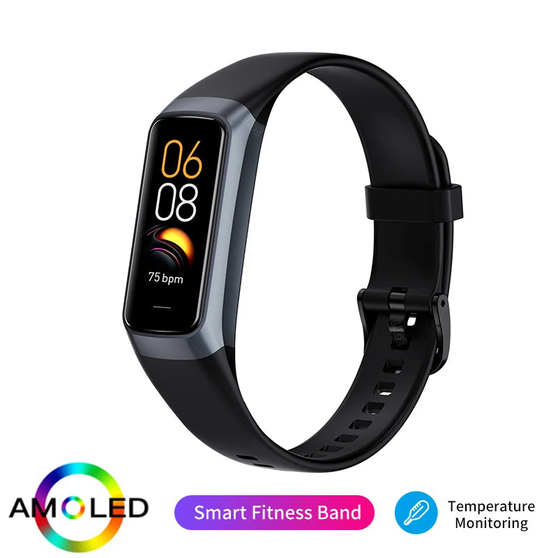 LIGE 1.1 Inch Amoled Smart Watch for Fitness Tracking