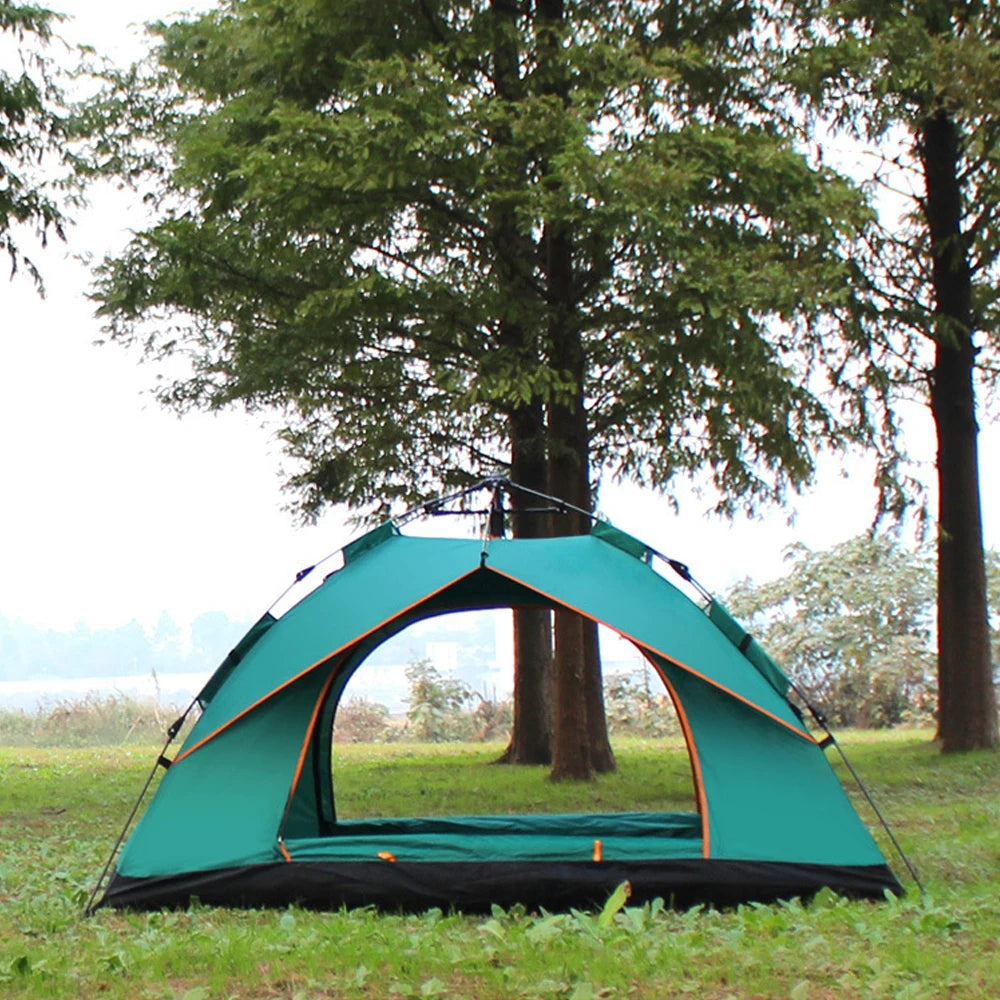 Outdoor Pop Up Tent - Water-resistant Portable Family Tent