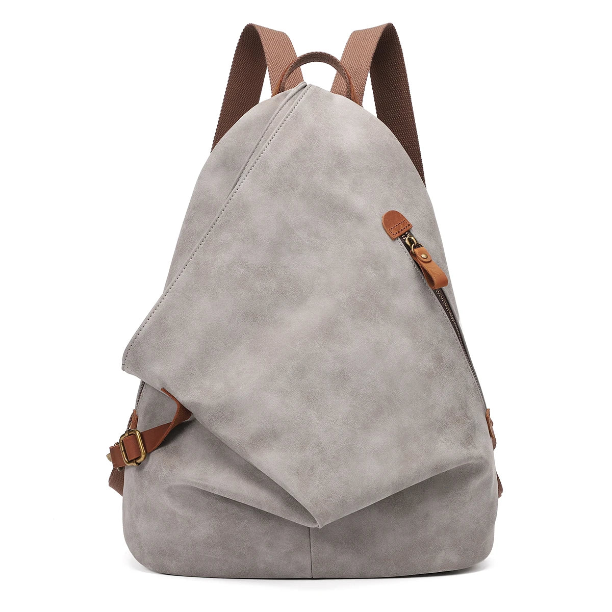 KL928 PU Leather Vintage Backpack for Travel and Hiking