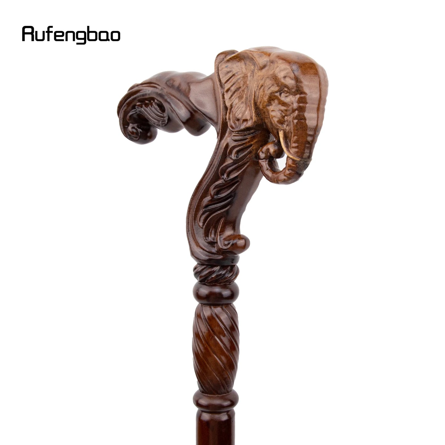 Elephant Brown Wooden Fashion Walking Stick 93cm Cane