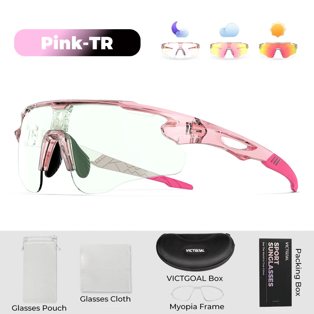 Photochromic Sports Sunglasses for Cycling and Outdoor Activities