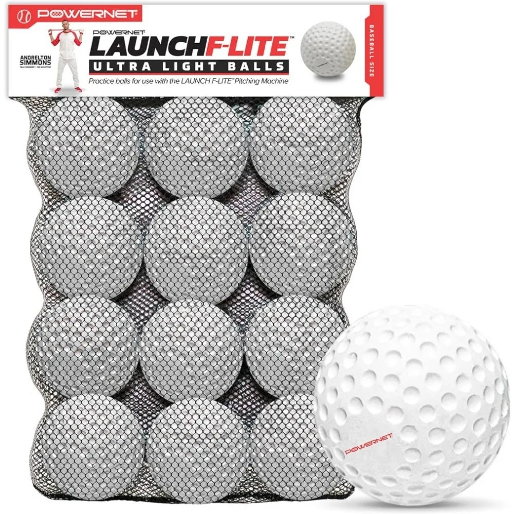 Launch F-lite Softball & Baseball Pitching Machine Bundle