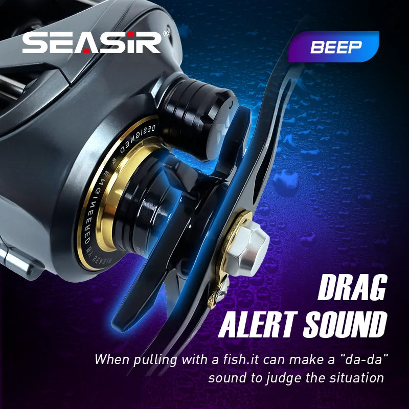SEASIR Cast-X Baitcasting Reel 7.3:1 Gear Ratio