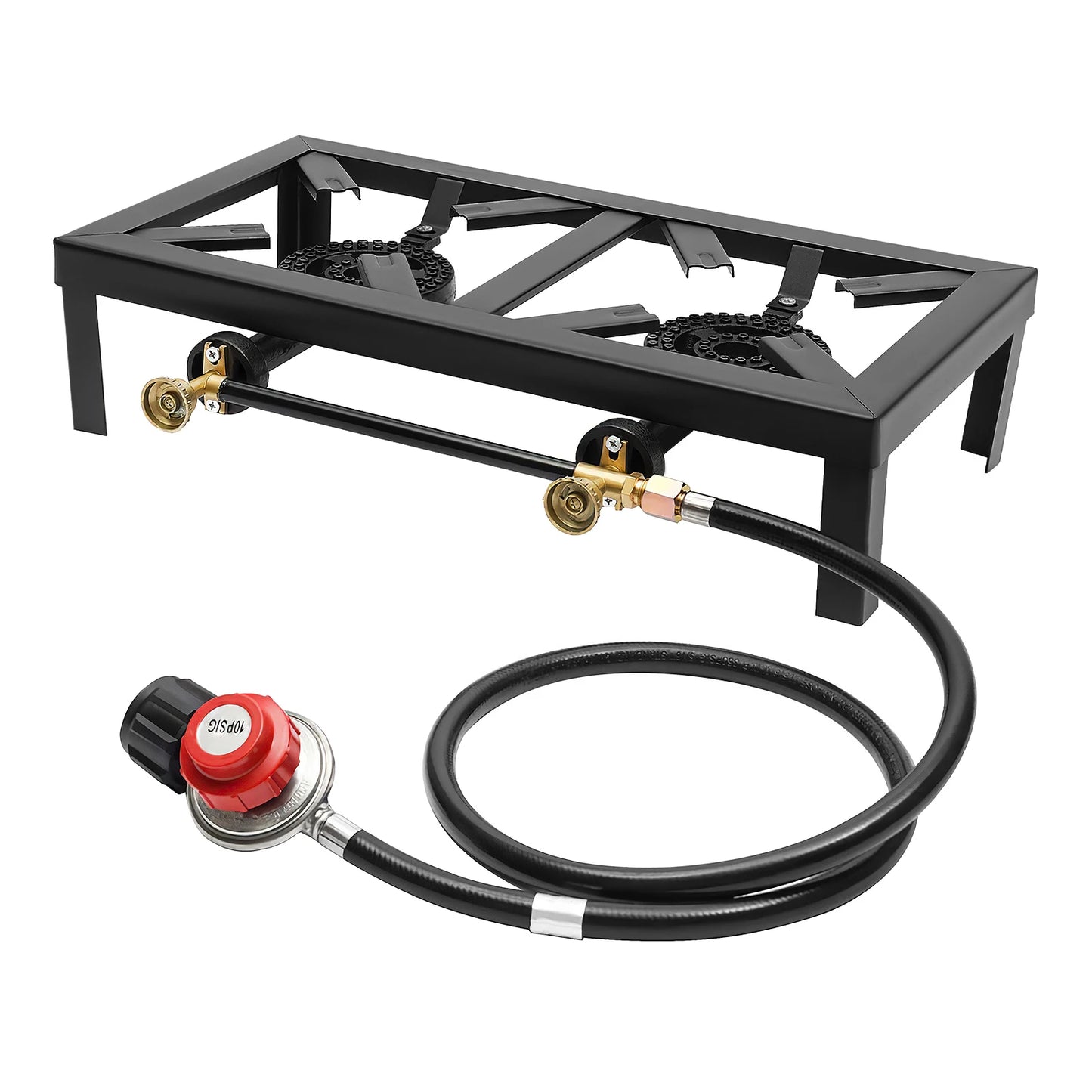 Portable Camping Propane Gas Stove Outdoor Double Burner
