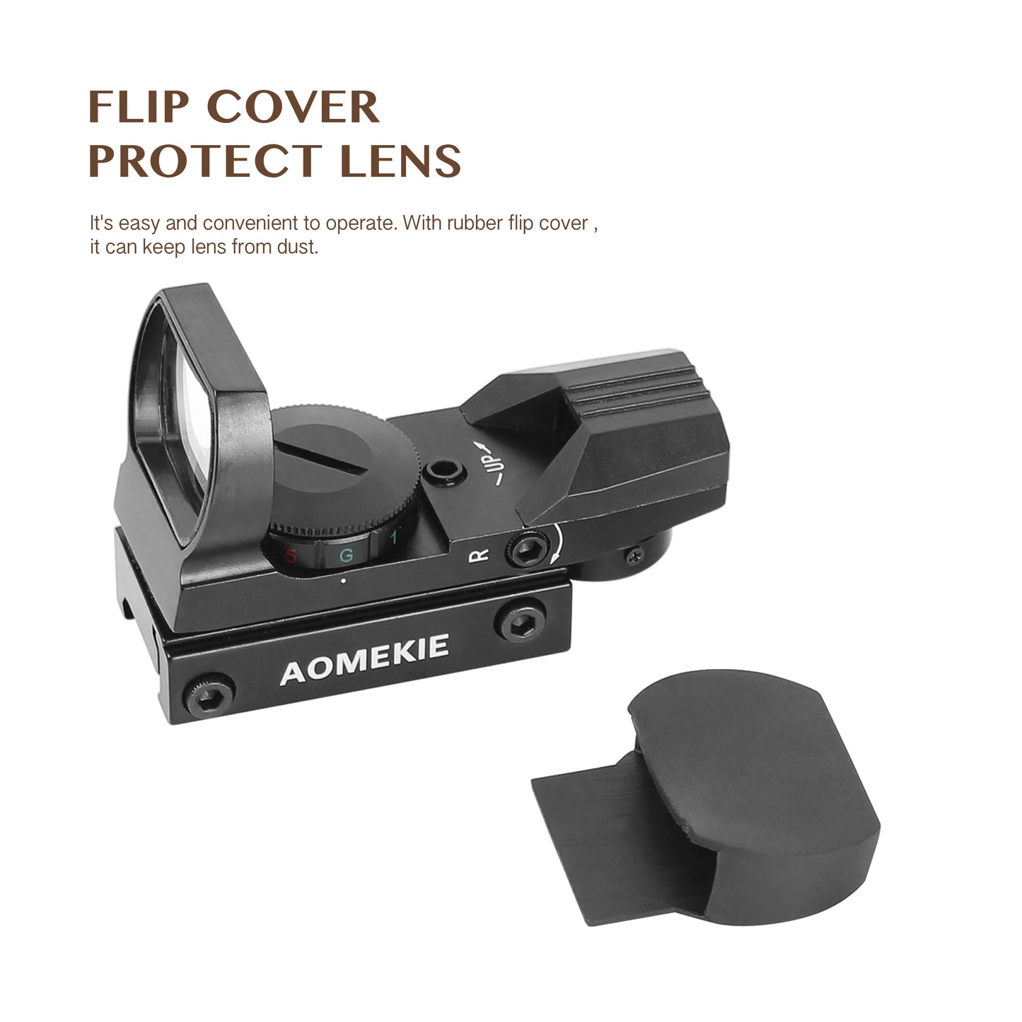Red Green Dot 4 Reticles Reflex Sight Tactical 20mm Mount Rail
