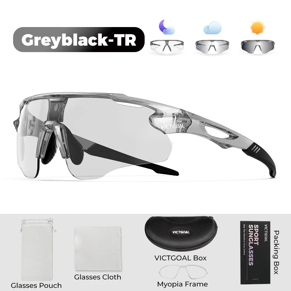 Photochromic Sports Sunglasses for Cycling and Outdoor Activities