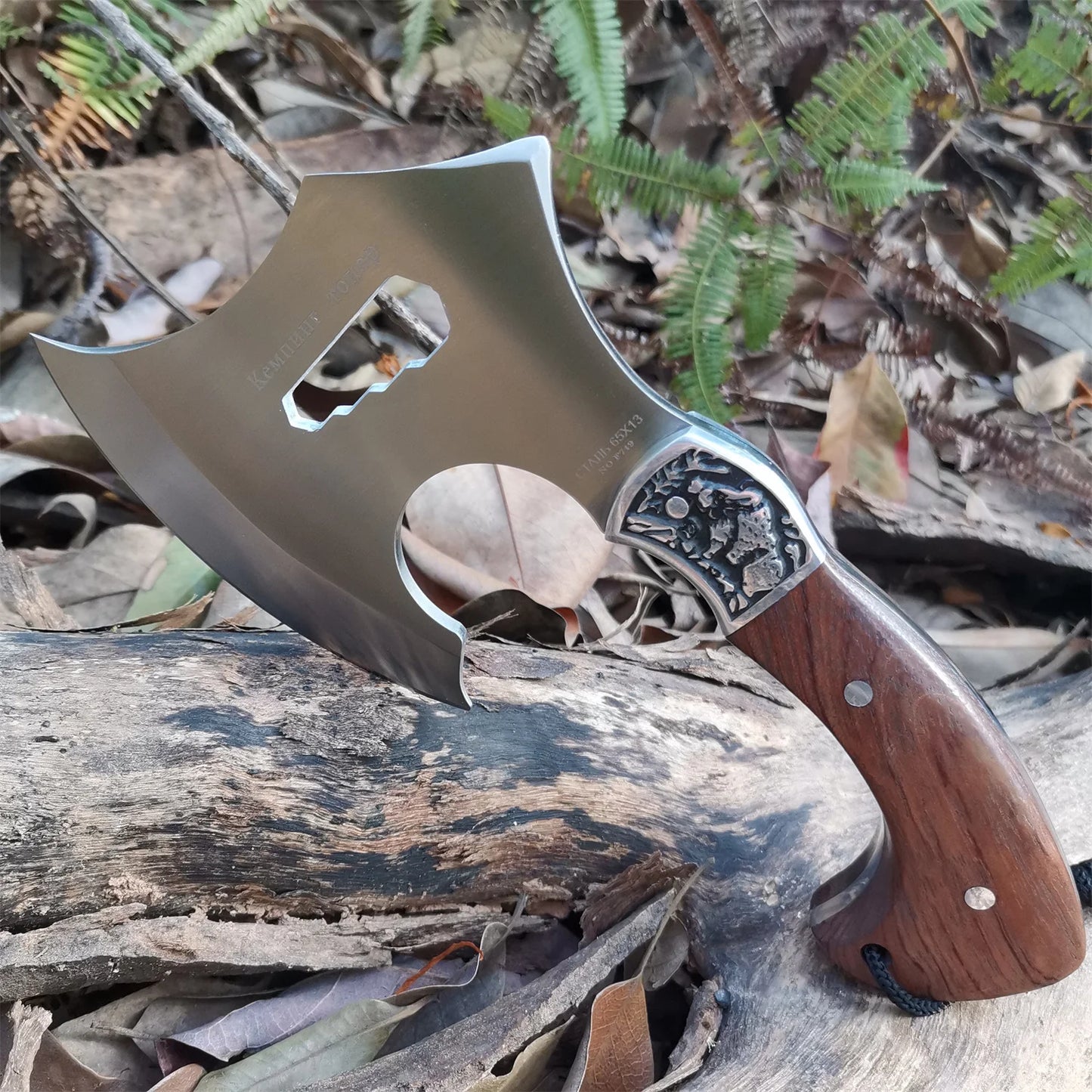 Camping Hatchet Forged Steel Survival Axe With Nylon Sheath