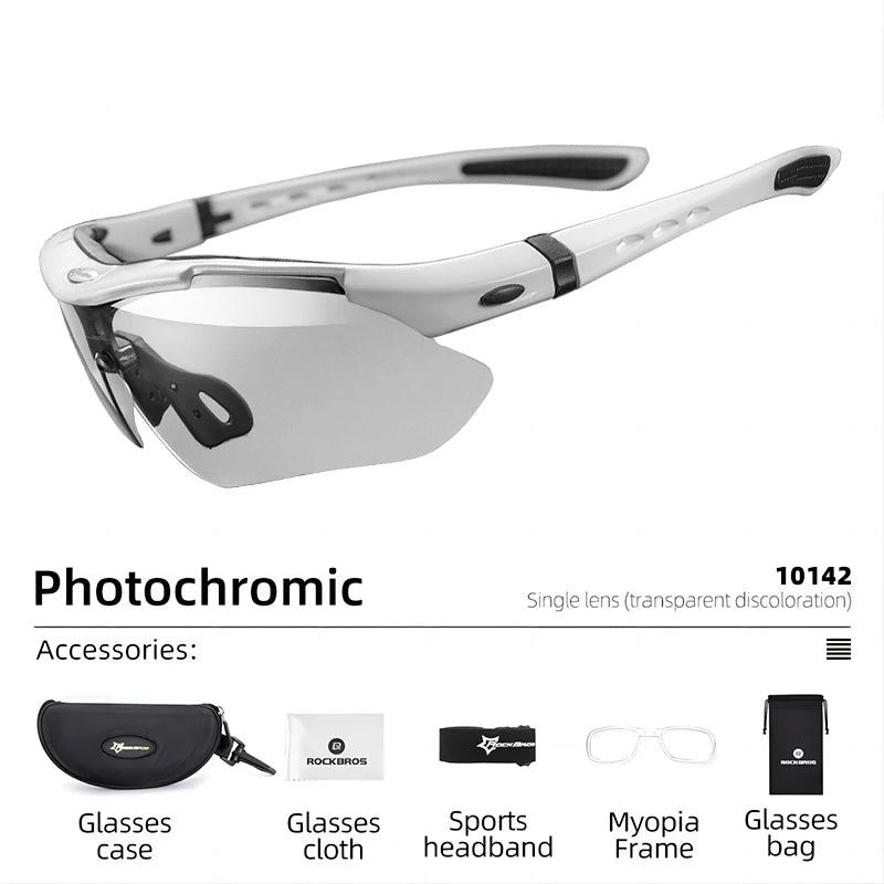 Photochromic Cycling Sunglasses for Men and Women