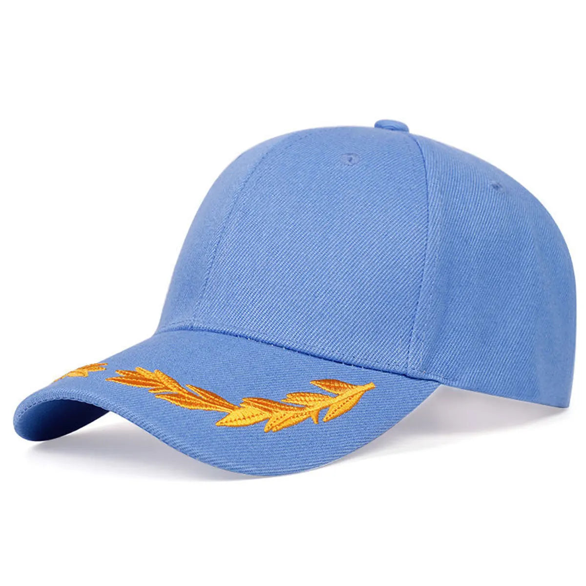 1Piece Unisex Wheat Embroidered Baseball Cap Adjustable Hat