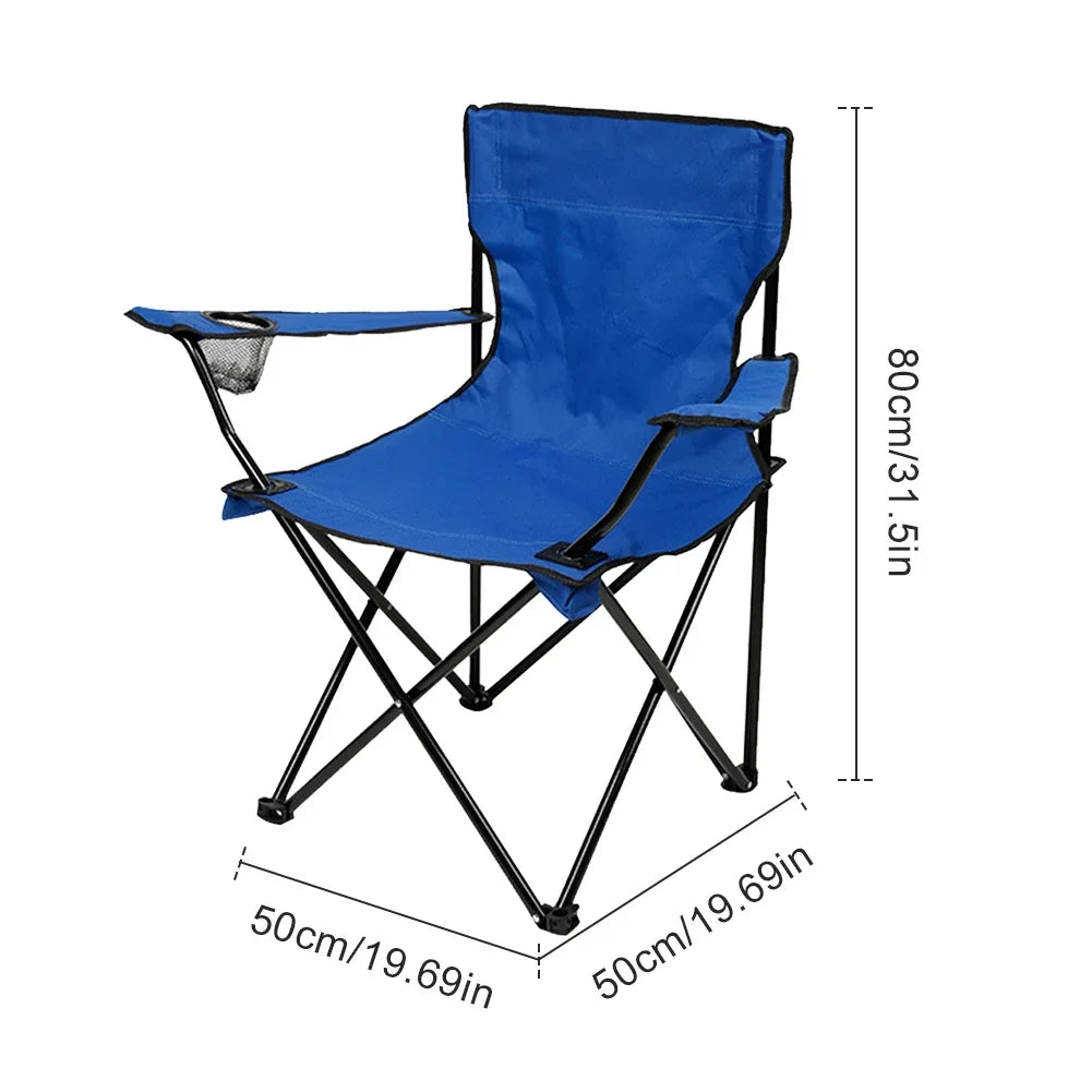 Outdoor Foldable Chair Camping Chair with Bottle Holder