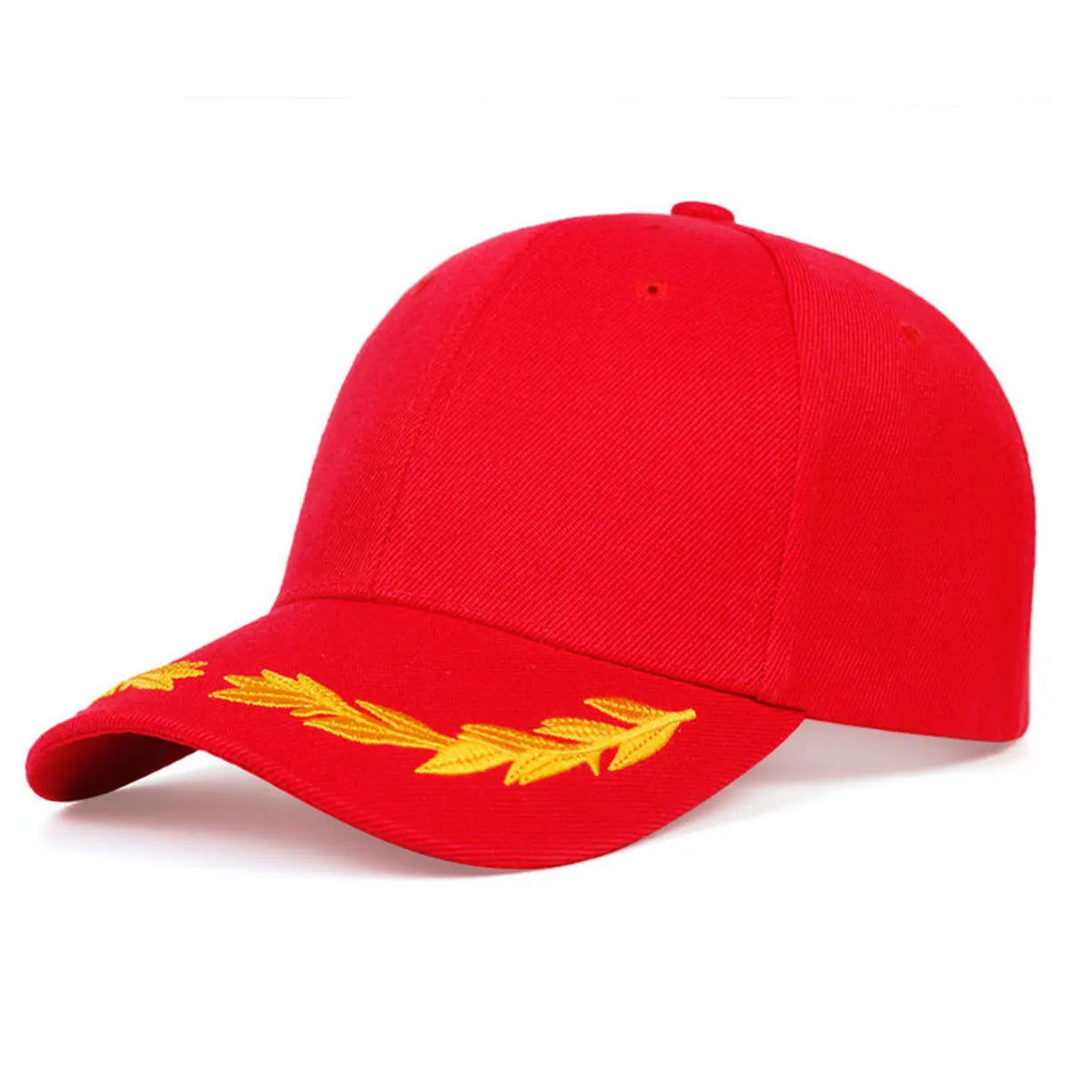 1Piece Unisex Wheat Embroidered Baseball Cap Adjustable Hat