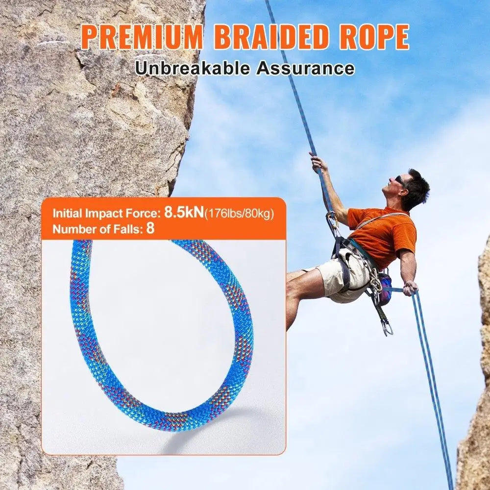 Dynamic Climbing Rope 10.2mm 60M 25KN for Rappelling