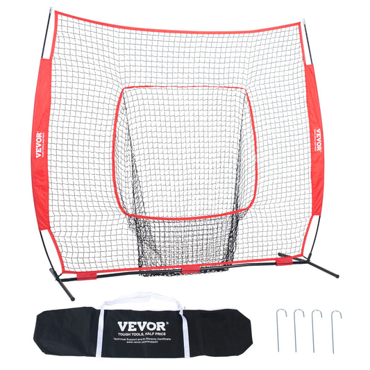 Portable Baseball Practice Net For Hitting And Pitching