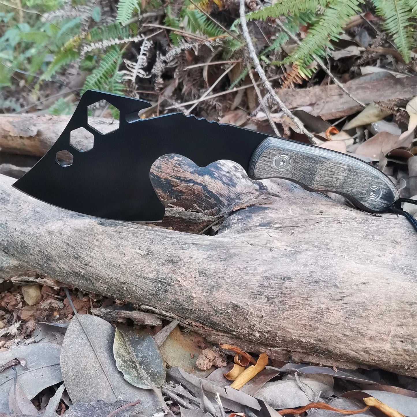 Camping Hatchet Forged Steel Survival Axe With Nylon Sheath