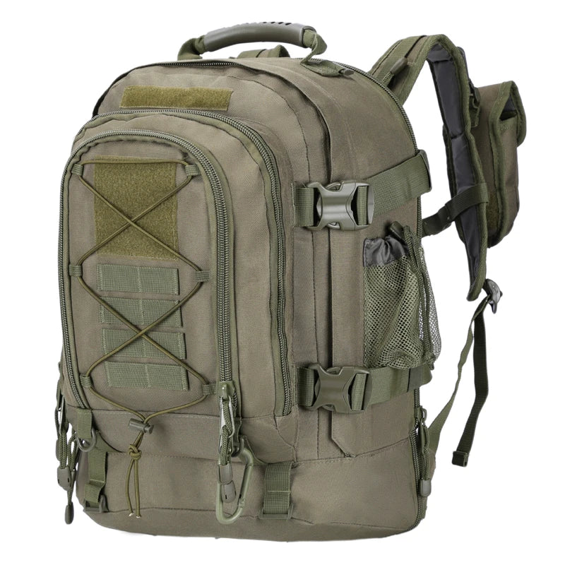 LQARMY 60L Tactical Travel Backpack With MOLLE System
