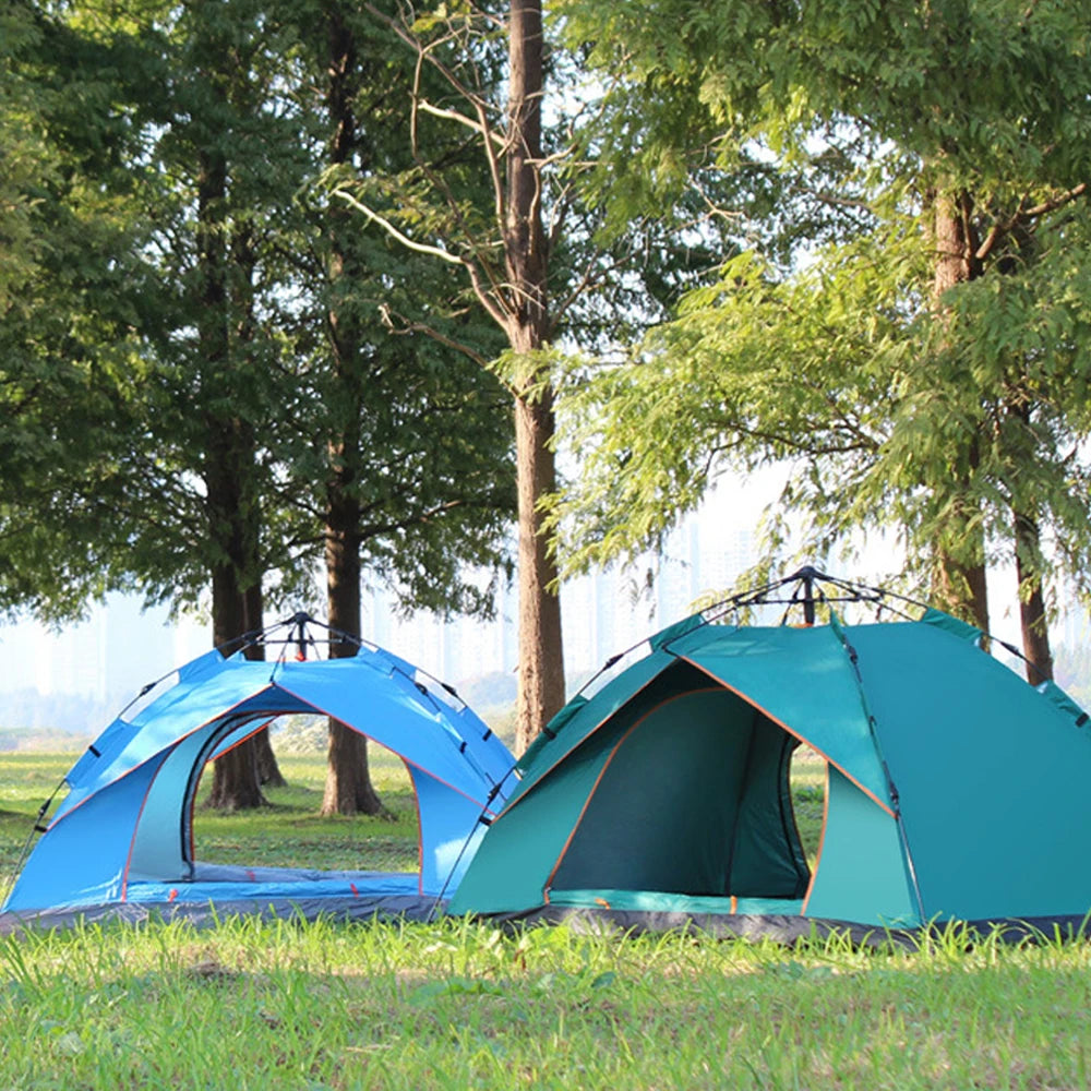 Outdoor Pop Up Tent - Water-resistant Portable Family Tent