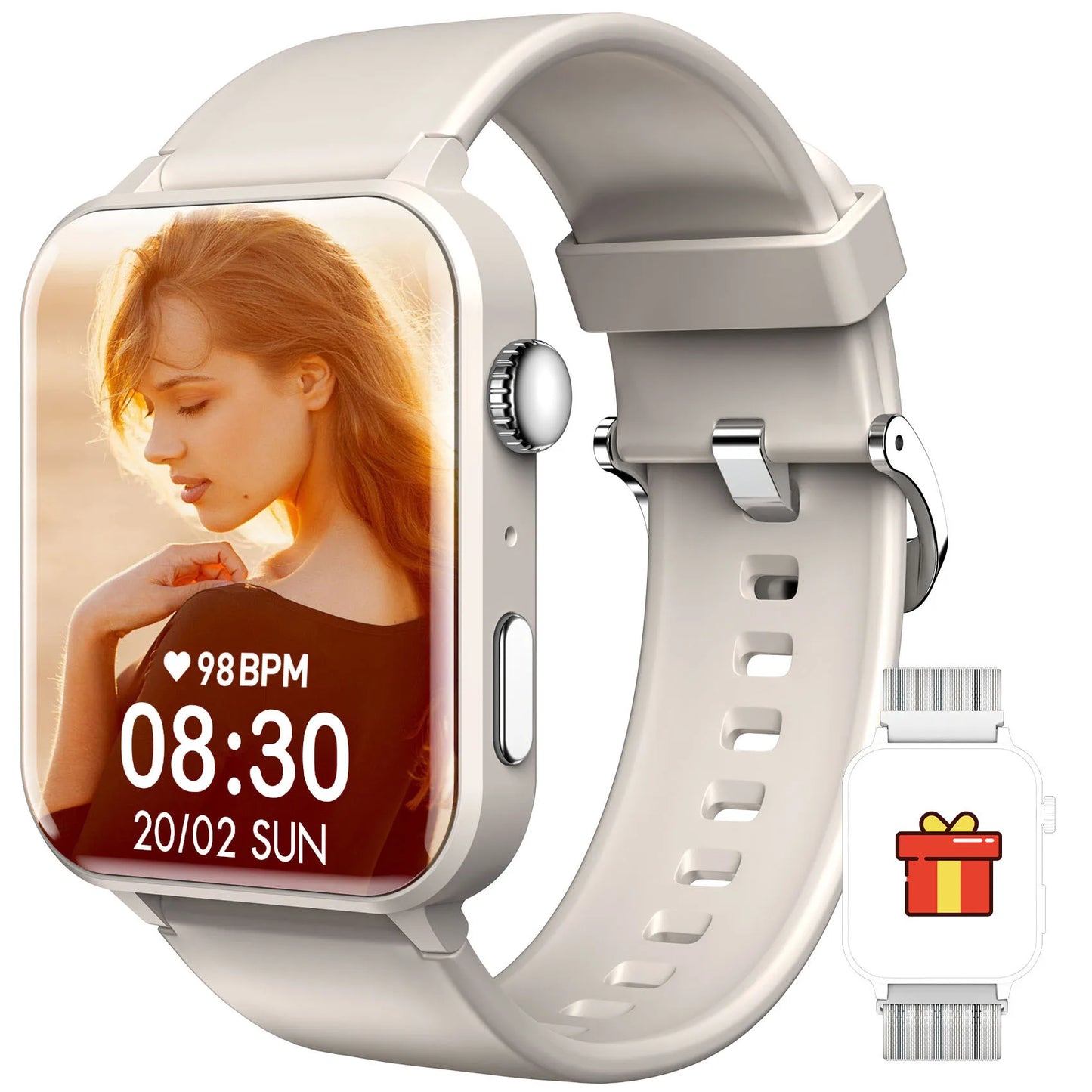 Blackview R30Pro Gray Smartwatch Heart Rate SpO2 Monitor