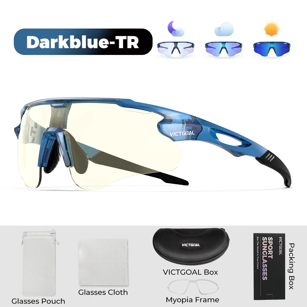 Photochromic Sports Sunglasses for Cycling and Outdoor Activities