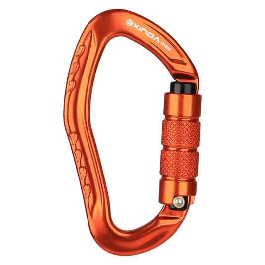 Locking Rock Climbing Carabiner With Multi Function Clip