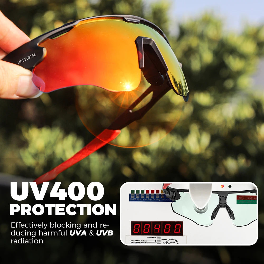 Photochromic Sports Sunglasses for Cycling and Outdoor Activities
